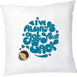 Khakee Got Your Back Theme Cushion Cover (12x12 Inches)(with Filler)-picture-52