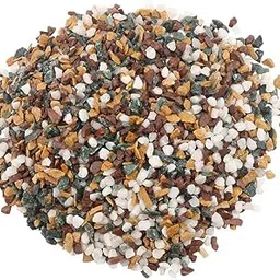 BKD-Decorative Natural Mix Marble Gravel Chips 10 Kg Used for Home Decor, Vase Fillers, Aquariums/Garden (Mix, 10 KG)-image-58