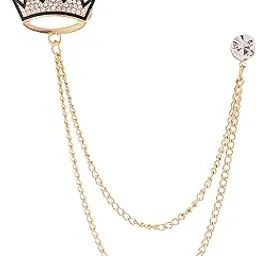 chuppinz Brooch for Men, Stylish Lapel Pin for Women, Anniversary Gift for Husband, Gold Saree Pin for Pleats, Accessories for Men, Casual and Formal Suit for Men-picture-44