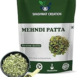 Natural Pure Dry Henna Mehandi Leaves for Hair Color and Hand 100% Organic (250 Gram)-picture-24
