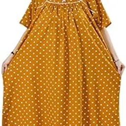 bindass female collection Plus Size Cotton Maxi Nighty for Women - Soft & Comfortable 5XL to 10XL, Printed, Loose Fit, Perfect for Sleep & Lounge-picture-26