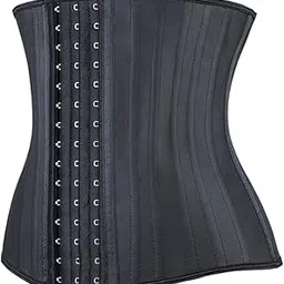 Dress Cici Sweat Waist Trimmer, 25 Steel Boned Latex Sauna Waist Trainer, 30cm Height Sauna Body Shaper Gym Belt-image-5
