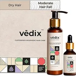 Vedix Ayurvedic Hair Care Combo, Customized Dry Shampoo and Hair Growth Serum For Dry Hair - 150 ml image 1