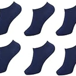 pinkit Men's & Women Solid Cotton Low Cut Loafer Socks (Color-Navy Blue)- Pack of 10 Pairs-picture-11