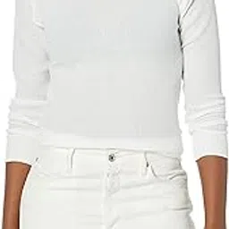 X-Large , White : Indera Women's Warmwear Traditional Thermal Underwear Top image 1