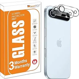 OpenTech® Premium Camera Lens Protector Tempered Glass Compatible For iPhone 17 Air With Edge To Edge Coverage (Full Transparent) (Pack of Two) - Case friendly, Anti Scratch glass-picture-20