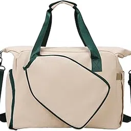 MERISHOPP Pickleball Racket Bag Portable Multipurpose Professional Lightweight Handbag Light Khaki|Sporting Goods|Tennis & Racquet Sports|Tennis|Bags-image-54