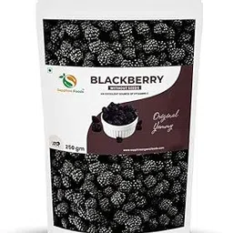 SAPPHIRE FOODS Seedless Whole Dried Black Berries, Antioxidant-Rich, Immunity Building, Naturally Sweet, Dehydrated, Gluten Free, Non-GMO & Vegan 250GM-picture-24