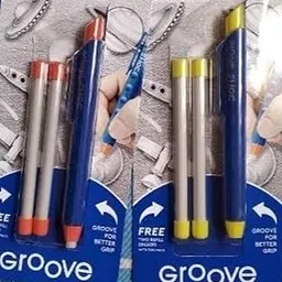 Groove Retractable Eraser (Pack of 2), Multi-Color image 1