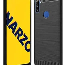 JGD PRODUCTS Back Cover for Realme Narzo 10A/Narzo 20A (Poly Carbonate | Black)-picture-26