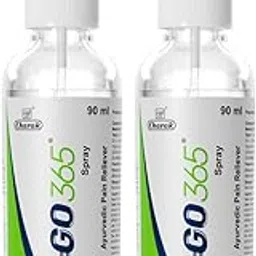 Charak Go365 Pain Reliever Spray|For Back Pain,Muscle Pain,Knee Pain,Joint Pain&Stiffness|For Sports&Gym Related Injuries 90ml (Pack Of 2)-picture-33