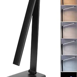 Dimmable Office Desk Light, Table Lamps Eye Caring LED Desk Lamp Folded 5 Lighting Modes for Home Salon Beauty-picture-52