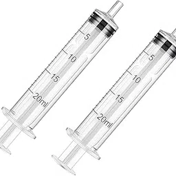 Salco Plastic Syringe 20ml for Liquid Measuring Syringes Without Needle for Feeding Pets Animals Resin art Craft Scientific Labs Cosmetic Oil or Glue Applicator & Reusable use (Pack of 4)-picture-29