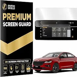 Spartan Shield Screen Protector Combo Compatible With SKODA SLAVIA 2024 || 10-Inch Infotainment Screen Guard || Anti Fingerprint || Scratch Resistant || 9H SkodaSlavia Accessory [Not Tempered Glass]-picture-14