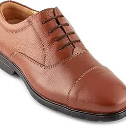 tzaro Super Light Genuine Leather Uniform Police Shoes Brown - Mr Cop 07, DERBPTN2504-picture-16