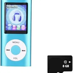 Drumstone (𝗦𝗽𝗲𝗰𝗶𝗮𝗹 𝟭𝟬 𝗬𝗲𝗮𝗿𝘀 𝗪𝗮𝗿𝗿𝗮𝗻𝘁𝘆) Slim Portable MP3 Music Player with 8GB SD Card, LCD Screen, 64GB Memory Support, Long Battery Life – Includes Earphones, Aluminium Build-image-34