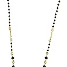 GVG jewellery Gold Plated Short Size (18") Inch Designer Mangalsutra Jewellery for Women MSA-641-picture-18
