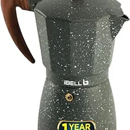 IBELL MP6450S Classic 6 Cup Moka Pot Espresso Maker/Percolator/filter Coffee Maker, Italian Espresso - Grey-picture-24