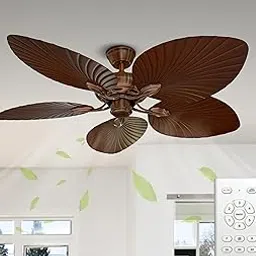 Smartway® - Vera Decorative Modern|Living Room|Dining|Bedroom Ceiling Fan Chandelier BLDC Noiseless Fan Motor|Metal Blade Remote Smart Google|Alexa Voice Assist App |Living Room-image-3