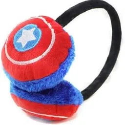 hrbs Red & Blue Faux Fur Plush Ear Cover Earmuffs for Girls & Women, Ages 3-18-picture-54