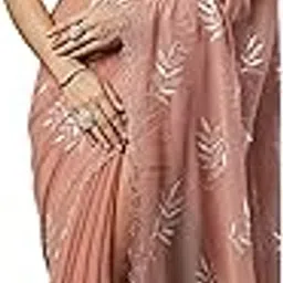 akhilam Women's Organza Embroidered Saree With Unstitched Blouse (KRIYNS2901_KH_Parent)-picture-42
