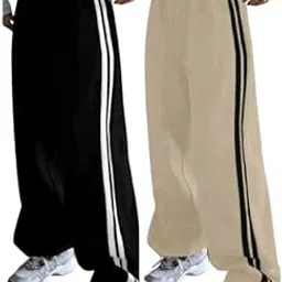 clothcottage Women's Cotton Blend Jogger Pants, Mid-Rise, Black, Side Pockets, Regular Fit-picture-12