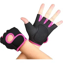 Fingerless Gloves Workout for Men and Women| Padded Palm |Breathable | Excellent Grip Weight Lifting Gloves for Exercise Crossfit Cycling & Outdoor Activities-picture-31