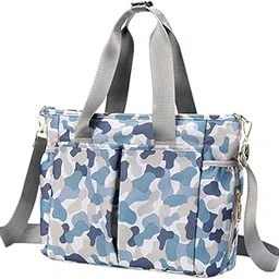 toyvian Diagonal Mother and Baby Bag Camo Diaper Bag Large Tote Bag Baby Diaper Bags Insulated Container Bag Diaper Travel Tote Bag Large Overnight Bag Large Handbag Huge Handbag Mom Bag, Camouflage, 25X36CM, Centimeter-picture-30