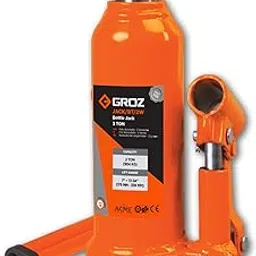 GROZ 2 Ton Hydraulic Bottle Jack with Load Limiting Device | Jack for Small Cars, Hatchbacks and Sedan| Car jack Leak-Proof| Forged Base| Lifting Range: 175-339 mm| JACK/BT/2W/AMZ-picture-32