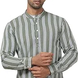 jompers Woven Design Cotton Short Kurta for Men.-picture-50