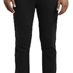 Men's Super Combed Cotton Rich Slim Fit Mid Rise Trackpants with Side and Back Pockets-picture-23