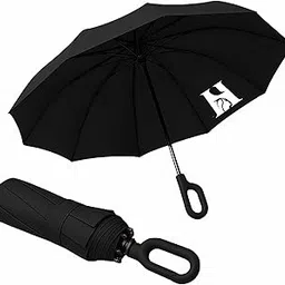 herflask The Yumi Umbrella for Women & Girls | Premium Three-Fold | One-Hand Auto Open/Close | Intelligent Carabiner Hook Handle | 100% Windproof & UV Protection (UPF 50+) | Compact Travel Umbrella for Rain & Sun-picture-51