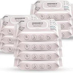 Premium Soft Baby Wipes with Aloe Vera,Rash-Free(72 Wipes Each Pack,Pack of 10)-picture-30