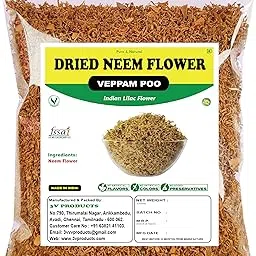 3V PRODUCTS Dried Veppam Poo | Neem Flower 100gm, Margosa, Indian Lilac Flower-image-51