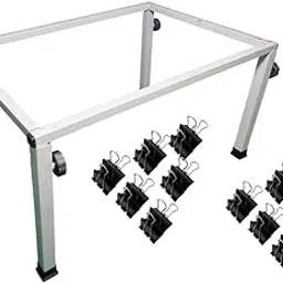 Velvahini Box Type Aari Embroidery Stand 24 x 16 Inches with 24 Clips | Rectangular Frame for Aari Work | Alternative for Hoops | Aari Embroidery Stand | Sturdy Legs for Stability-image-51