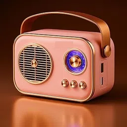 Zinglu [Newly Launched Retro Portable Bluetooth Speaker, Vintage Radio Design,Powerful Output, Vintage Speaker | Wireless Bluetooth Speaker with deep bass-picture-28