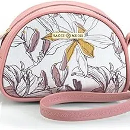 sacci mucci Sling Bag For Women's/Girls-Magnolia Design-picture-10