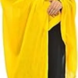 apsra ls Women's Cotton Plain Dupatta Yellow Indian Ethnic Dupatta Stole Scarf-picture-22