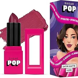 SUGAR POP Satin Matte Luxe | Castor Oil, Vitamin E & Hyaluronic Acid | Full coverage - 17 Aster-picture-34