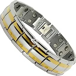 g-skrd Bio Magnetic Titanium Bracelet | BP Control & Energy Boost | Enhances Blood Circulation & Stamina | Relieves Stress & Pain | Stylish & Durable Chain-Link | Hypoallergenic & Skin-Friendly-picture-47