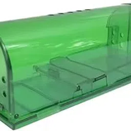 Gokich Humane Mouse Catcher - Catch & Release Mice Catcher, Reusable & Safe No Killer for Mice/Rodent Pet, Mousetrap Catcher Quick Effective Mole Capture Cage for Indoor, Outdoor (Pack of 1) (Green)-picture-19