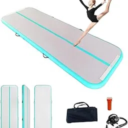 Inflatable Gymnastics Mat Training Mats 6.6ft/10ft/13ft/16ft/20ft Tumble Track with Air Pump for Gym Training Yoga Cheerleading Tumble Water Gymnastics-image-16