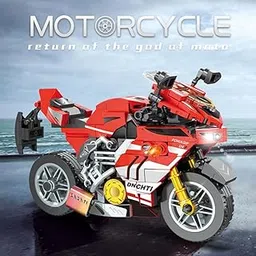 Jo Baby Toy Building Block Set, Model Gift, 88010 Collectible Motorcycle Display Models for Kids (331PCS)-picture-19