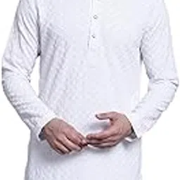 sojanya Men's Cotton Regular Fit Paisley Regular Kurta-picture-40