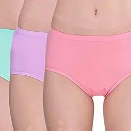 trasa Women's and Girls Cotton Hipster Panties - Pack of 3, M, L, XL, 2XL, 3XL, 4XL-picture-13