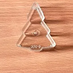 Plastic Acrylic Christmas Tree Shaped Tealight Cups 50 Holders for DIY Candle Making, Christmas Decoration, Party, New Year (Pack of 50, Tree Shape)-picture-11