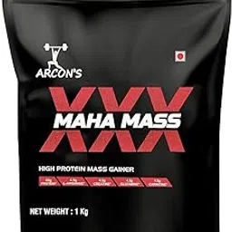 Arcon XXX Maha Mass High Protien Mass Gainer With Added Digestive Enzymes (Chocolate, 3KG)-picture-51