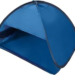 Enakshi (LABEL) Beach Tent Garden Sun Canopy Screen Shade UV Protector Silver Cloth Blue-picture-27