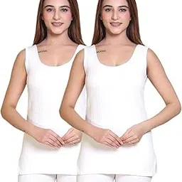 dg divine girl Women's Thermal Set, Ladies Body Warmer Set of Sleeveless Top Combo Pack of 2-picture-30