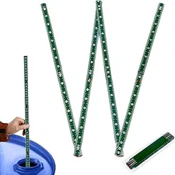 UNIFAMILY Fuel Tank Measuring Stick 10 Fold to 78", Green Wooden Oil Tank Gauge Measuring Stick, Oil Tank Measuring Stick, Green Folding Measuring Stick Ruler for Tank, Dip Sticks for Checking Oil-image-37